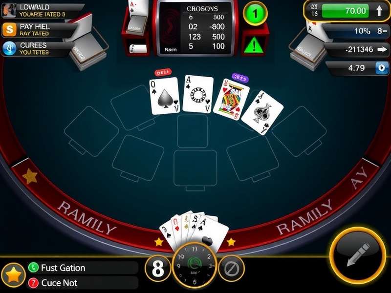 Strategic blackjack decision chart displayed on a tablet