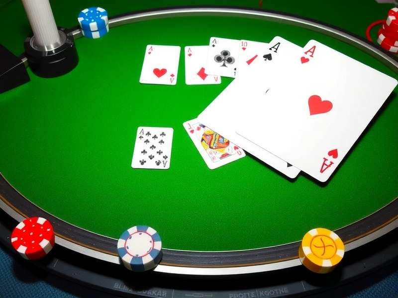 Blackjack Rtl game table layout showing cards dealt from right to left
